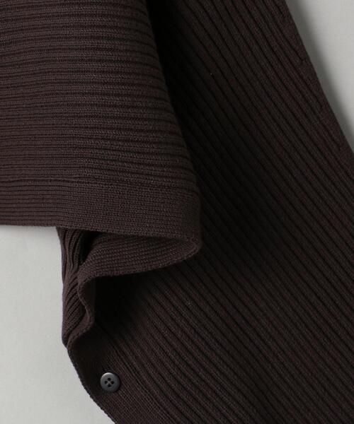BEAUTY&YOUTH UNITED ARROWS(ビューティーアンドユースユナイテッドアローズ)の「BY リブニットベスト -2WAY/ウォッシャブル-(ベスト・レディース・ダークブラウン/オフホワイト/オレンジ系その他・FREE)」の11枚目の写真