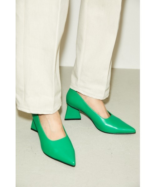 THROW by SLY（スローバイスライ）の「THROW POINTED HEEL PUMPS ポインテッドヒール パンプス（パンプス・レディース・ベージュ/グリーン・SMALL/MEDIUM/LARGE）」の7枚目の写真