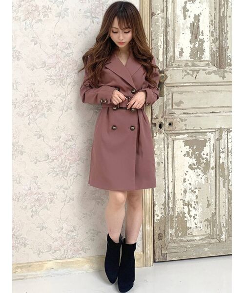 RESEXXY(リゼクシー)の「コルセットデザインジャケット(テーラードジャケット・レディース・ブラウン/その他1/ベージュ/ピンク・FREE)」の8枚目の写真