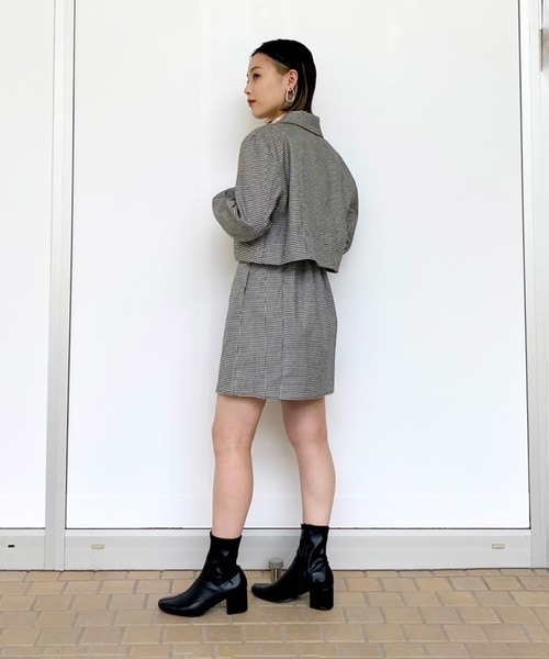 FREE'S MART（フリーズマート）の「◇チェック柄短丈コンパクト