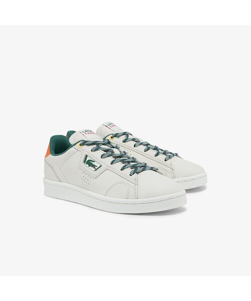 LACOSTE（ラコステ）の「ウィンメンズ MASTERS CLASSIC 0121 3（スニーカー・レディース・ホワイト×グリーン・23.5cm/23.0cm/24.0cm/22.5cm/24.5cm）」の2枚目の写真