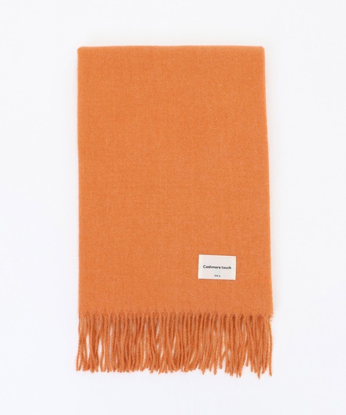 ikka（イッカ）の「カシミヤタッチ無地マフラー（マフラー・レディース・ブラウン/グレー/オフホワイト/オレンジ/ブルー・FREE）」の16枚目の写真