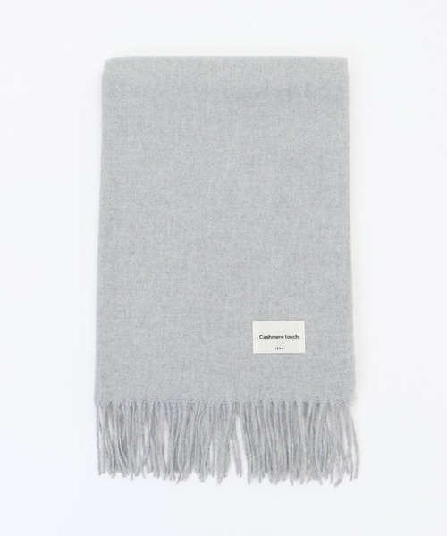 ikka（イッカ）の「カシミヤタッチ無地マフラー（マフラー・レディース・ブラウン/グレー/オフホワイト/オレンジ/ブルー・FREE）」の17枚目の写真