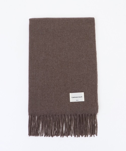 ikka（イッカ）の「カシミヤタッチ無地マフラー（マフラー・レディース・ブラウン/グレー/オフホワイト/オレンジ/ブルー・FREE）」の11枚目の写真