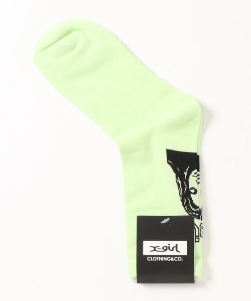 X Girl エックスガール Face Color Socks
