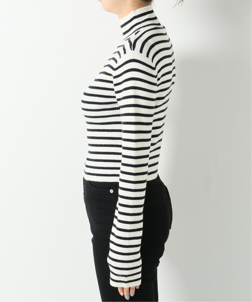 Charles Chaton(シャルルシャトン)の「CCタートルニット(ニット/セーター・レディース・ホワイト/ブラック/ピンク・FREE)」の5枚目の写真