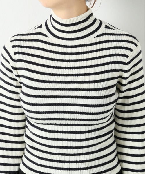 Charles Chaton(シャルルシャトン)の「CCタートルニット(ニット/セーター・レディース・ホワイト/ブラック/ピンク・FREE)」の7枚目の写真