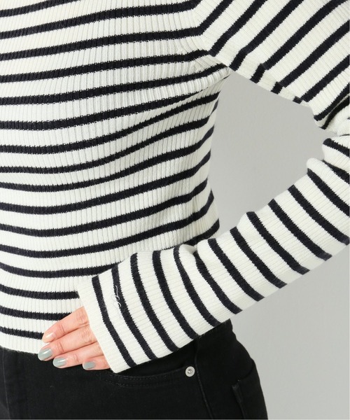 Charles Chaton(シャルルシャトン)の「CCタートルニット(ニット/セーター・レディース・ホワイト/ブラック/ピンク・FREE)」の10枚目の写真