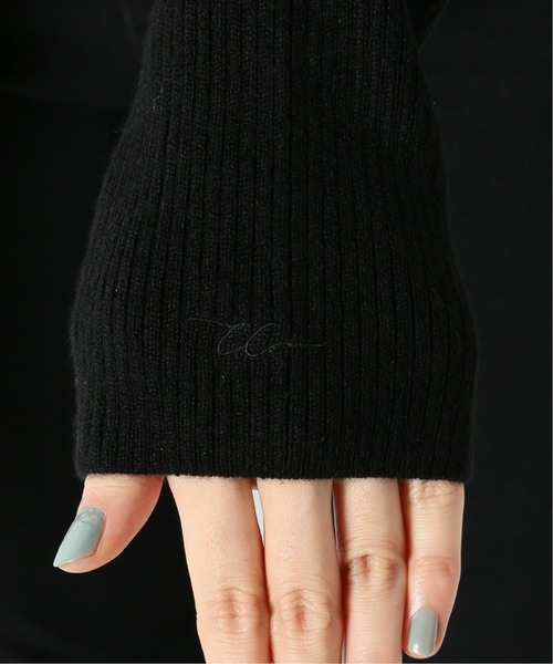 Charles Chaton(シャルルシャトン)の「CCタートルニット(ニット/セーター・レディース・ホワイト/ブラック/ピンク・FREE)」の11枚目の写真