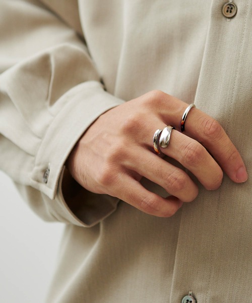 CLEL（クレイル）の「【CLEL】Free Size Silver Ring / フリーサイズ シルバー925 リング/サイズ調整可能/ユニセックス（リング・メンズ・シルバー/シルバー系その他・FREE）」の7枚目の写真