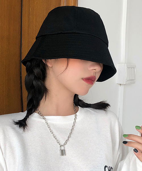 c.u.l（シーユーエル）の「【c.u.l】ツイルコットンベーシックバケットハット cula283（ハット・レディース・ブルー/ブラック/ホワイト・FREE）」の14枚目の写真