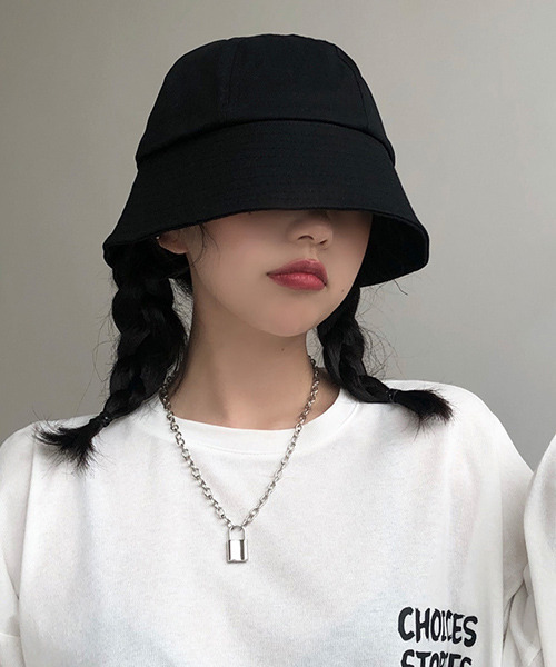 c.u.l（シーユーエル）の「【c.u.l】ツイルコットンベーシックバケットハット cula283（ハット・レディース・ブルー/ブラック/ホワイト・FREE）」の16枚目の写真