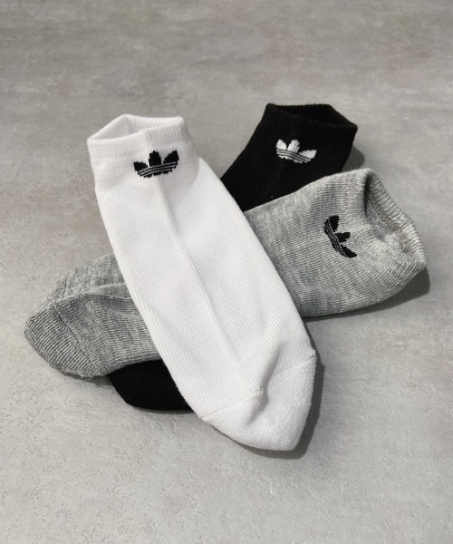 adidas Originals（アディダスオリジナルス）の「adidas originals(アディダス オリジナルス) / 6P アンクルソックス No Show Socks（ソックス/靴下・メンズ・ブラック/マルチ/ホワイト×グレー/ホワイト/ブラック×グレー・FREE）」の9枚目の写真
