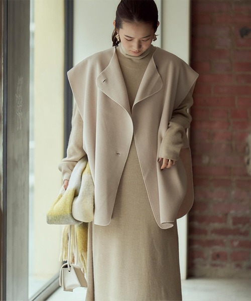 titivate（ティティベイト）の「ﾎﾞﾘｭｰﾑﾁｪｯｸﾏﾌﾗｰ/ｽﾄｰﾙ（マフラー・レディース・パープル/イエロー/グリーン・FREE）」の21枚目の写真