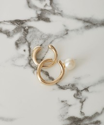 Diliraba（ディリラバ）の「【Diliraba】ポイントパール メタル イヤカフセット（イヤーカフ）」