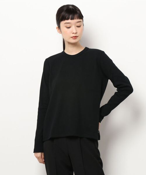 MADEMOISELLE ROPE'(マドモアゼル ロペ)の「【KLOKE】バックオープンカットソー(Tシャツ/カットソー・レディース・ブラック/キナリ・FREE)」の1枚目の写真
