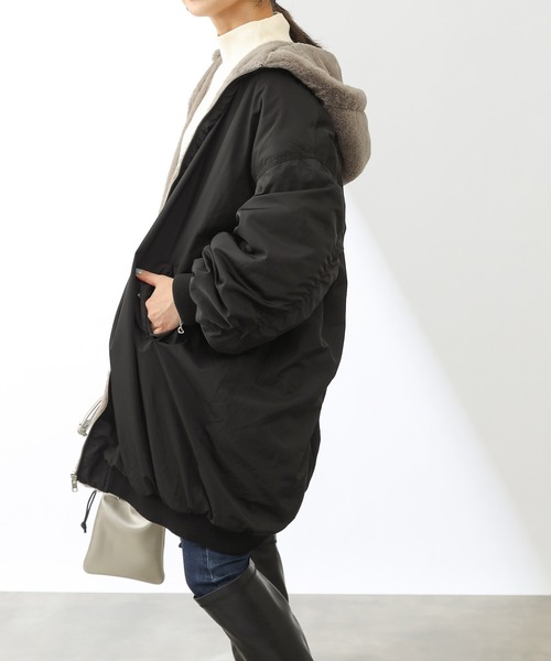 シェリーモナ づけ リバーシブルファーコート 