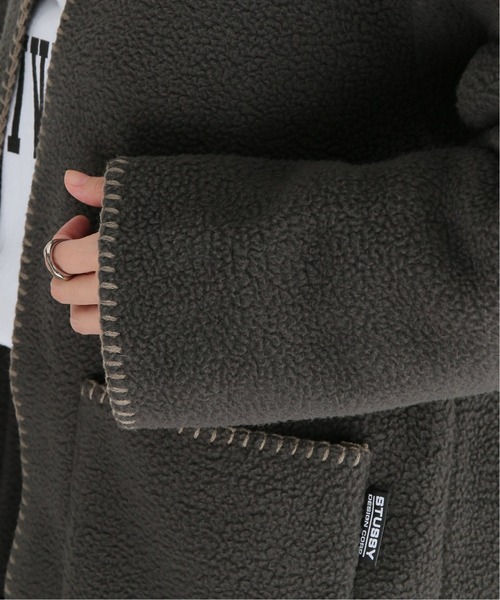 STUSSY（ステューシー）の「【STUSSY / ステューシー】Woodsy Blanket Stitch Fleece（その他アウター・レディース・ブラウン・FREE）」の10枚目の写真