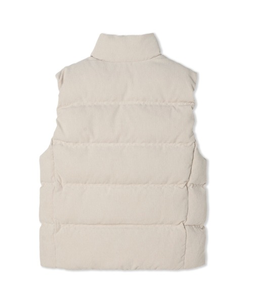 Guess（ゲス）の「Corduroy Down Vest（ダウンベスト・メンズ・ライトグレー/ベージュ・SMALL/LARGE/MEDIUM）」の3枚目の写真