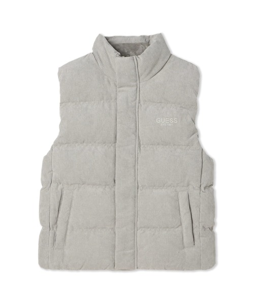 Guess（ゲス）の「Corduroy Down Vest（ダウンベスト・メンズ・ライトグレー/ベージュ・SMALL/LARGE/MEDIUM）」の10枚目の写真