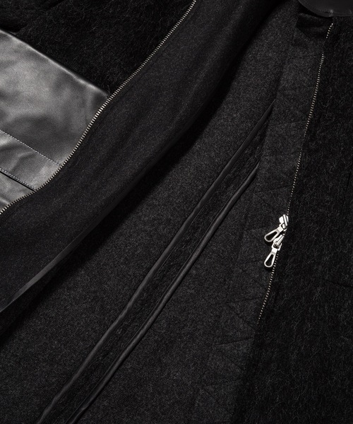 Omar Afridi(オマールアフリディ)の「LIFT PARKA SHEEP BOA(その他アウター・メンズ・ダークグレー・S/M)」の2枚目の写真