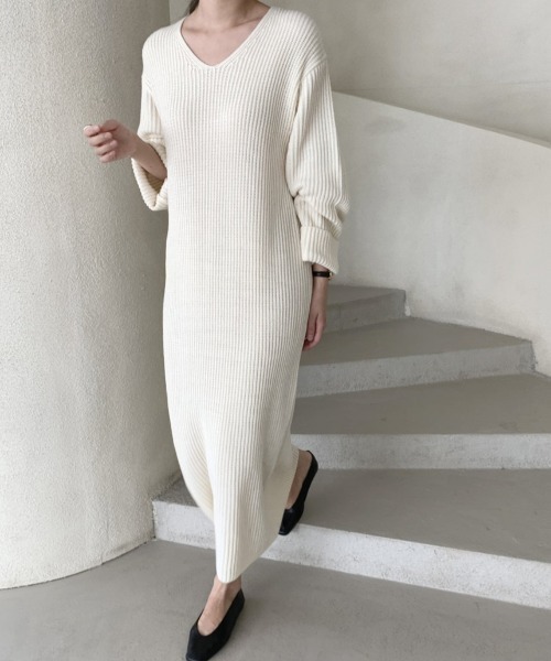 買蔵 未使用品 Mangrove マングローブ のワンピース Vネックリブニットワンピース Ma 21 2 4064 を購入できます Mangrove ワンピース ドレスvネックリブニットワンピース オーダー 激安