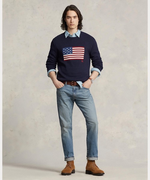 Hampton リラックスド ストレート ジーンズ（デニムパンツ）｜POLO