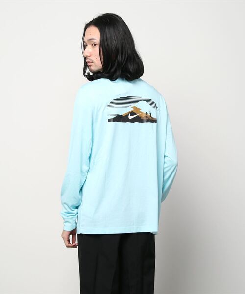 NIKE（ナイキ）の「ナイキ NIKE ナイキ DB トレイル シーズナル L/S Tシャツ（Tシャツ/カットソー・メンズ・ブルー・LL/M/L/S）」の4枚目の写真