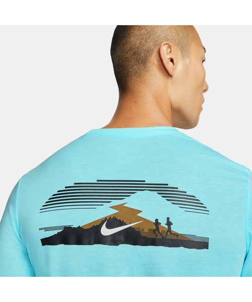 NIKE（ナイキ）の「ナイキ NIKE ナイキ DB トレイル シーズナル L/S Tシャツ（Tシャツ/カットソー・メンズ・ブルー・LL/M/L/S）」の6枚目の写真