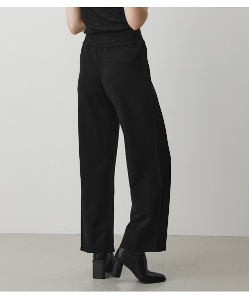 AZUL by moussy（アズールバイマウジー）の「RELAX KNIT PANTS/リラックスニットパンツ（その他パンツ・レディース・マジェンタ/オフホワイト/ブラック・MEDIUM/SMALL）」の15枚目の写真
