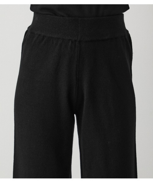 AZUL by moussy（アズールバイマウジー）の「RELAX KNIT PANTS/リラックスニットパンツ（その他パンツ・レディース・マジェンタ/オフホワイト/ブラック・MEDIUM/SMALL）」の21枚目の写真