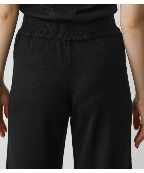 AZUL by moussy（アズールバイマウジー）の「RELAX KNIT PANTS/リラックスニットパンツ（その他パンツ・レディース・マジェンタ/オフホワイト/ブラック・MEDIUM/SMALL）」の22枚目の写真