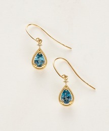 レイジースーザン　新品未使用 10金×ホワイトトパーズ　ピアス レイジースーザン 新品未使用 10金×ホワイトトパーズ ピアス