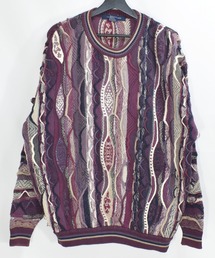 【ヴィンテージ古着】90s COTTON TRADERS 3Dニット セーター 立体編み