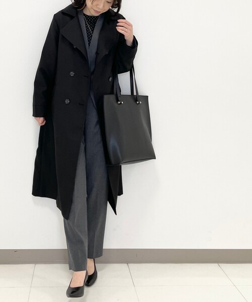 DRESKIP（ドレスキップ）の「◆【S-3L】洗えるキャリーマンVノーカラージャケット（ノーカラージャケット・レディース・ブラック/ネイビー/ダークグレー・01/02/03/04/05）」の21枚目の写真