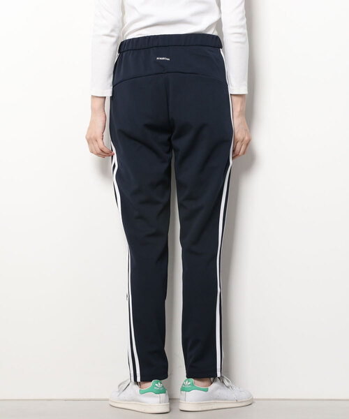 adidas（アディダス）の「アディダス adidas WMH3Sウォームアップパンツ（その他パンツ・レディース・ネイビー/ブラック×ブラック/ブラック×ホワイト・S/M/L/XL）」の5枚目の写真