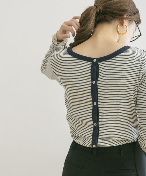 MILLER（ミラー）の「『別注』Miller×URBAN RESEARCH　2WAYカーディガン（カーディガン/ボレロ・レディース・グリーン系その他/ブルー系その他・FREE）」の4枚目の写真