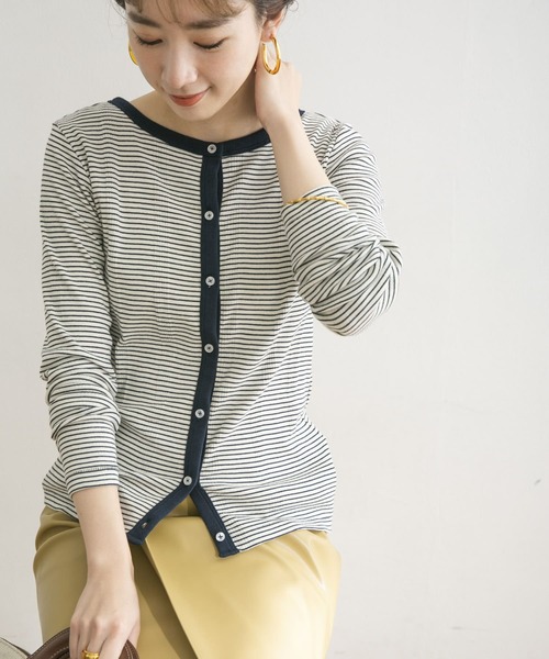 MILLER（ミラー）の「『別注』Miller×URBAN RESEARCH　2WAYカーディガン（カーディガン/ボレロ・レディース・グリーン系その他/ブルー系その他・FREE）」の13枚目の写真