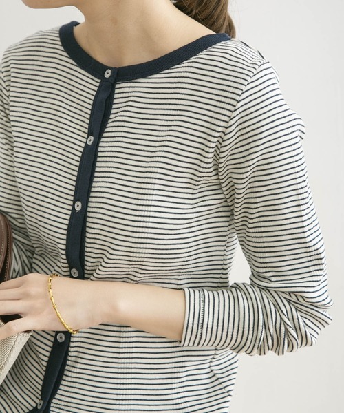 MILLER（ミラー）の「『別注』Miller×URBAN RESEARCH　2WAYカーディガン（カーディガン/ボレロ・レディース・グリーン系その他/ブルー系その他・FREE）」の5枚目の写真