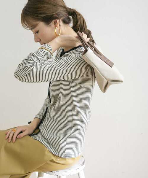 MILLER（ミラー）の「『別注』Miller×URBAN RESEARCH　2WAYカーディガン（カーディガン/ボレロ・レディース・グリーン系その他/ブルー系その他・FREE）」の9枚目の写真