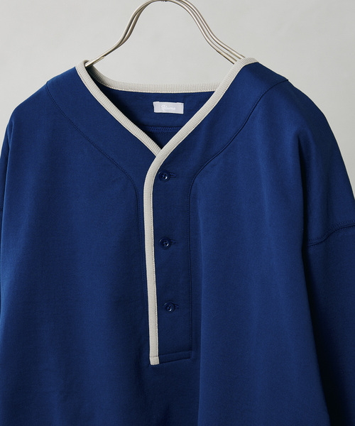 JOURNAL STANDARD relume（ジャーナルスタンダード　レリューム）の「BASEBALL スウェット（スウェット・メンズ・ホワイト/ネイビー/グリーン・MEDIUM/LARGE）」の3枚目の写真