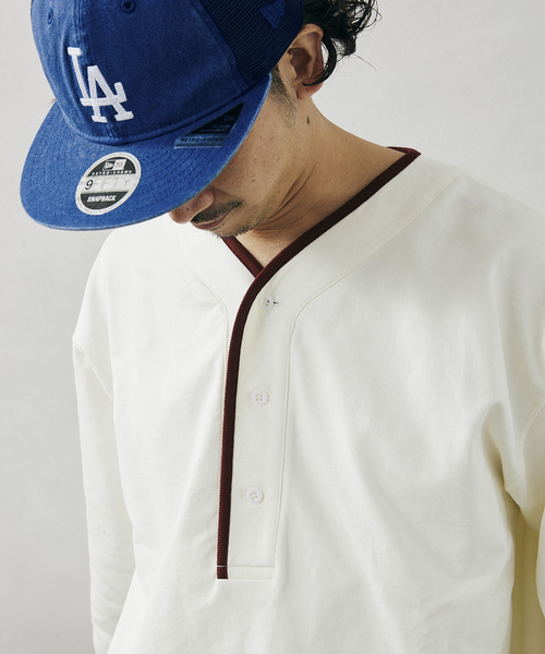 JOURNAL STANDARD relume（ジャーナルスタンダード　レリューム）の「BASEBALL スウェット（スウェット・メンズ・ホワイト/ネイビー/グリーン・MEDIUM/LARGE）」の13枚目の写真