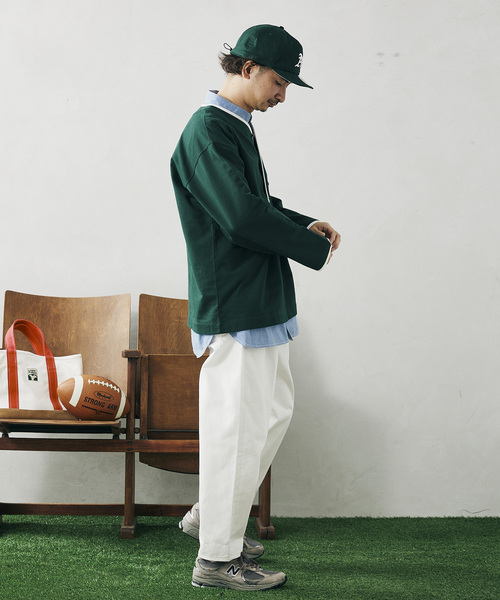 JOURNAL STANDARD relume（ジャーナルスタンダード　レリューム）の「BASEBALL スウェット（スウェット・メンズ・ホワイト/ネイビー/グリーン・MEDIUM/LARGE）」の15枚目の写真