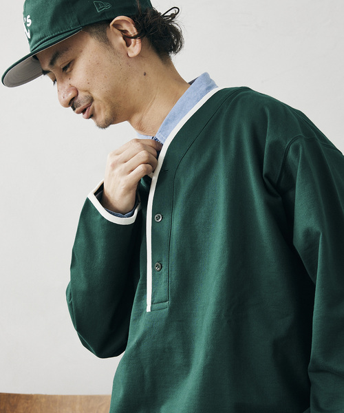 JOURNAL STANDARD relume（ジャーナルスタンダード　レリューム）の「BASEBALL スウェット（スウェット・メンズ・ホワイト/ネイビー/グリーン・MEDIUM/LARGE）」の19枚目の写真