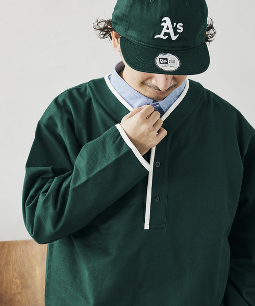 JOURNAL STANDARD relume（ジャーナルスタンダード　レリューム）の「BASEBALL スウェット（スウェット・メンズ・ホワイト/ネイビー/グリーン・MEDIUM/LARGE）」の20枚目の写真