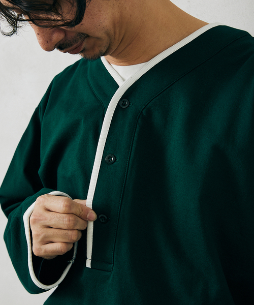 JOURNAL STANDARD relume（ジャーナルスタンダード　レリューム）の「BASEBALL スウェット（スウェット・メンズ・ホワイト/ネイビー/グリーン・MEDIUM/LARGE）」の22枚目の写真