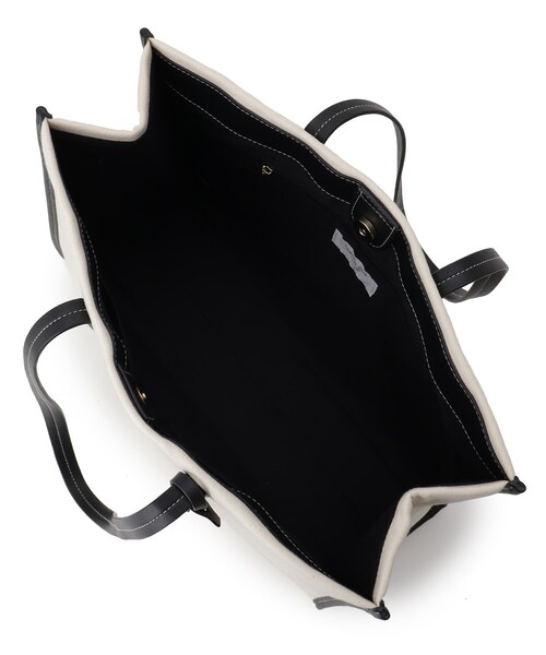 OPAQUE.CLIP（オペークドットクリップ）の「◆アソートスクエアビッグトートバッグ（トートバッグ・レディース・オフホワイト/キャメル・00）」の7枚目の写真