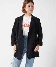 U by SPICK&SPAN | コットンリネンオーバーテーラードジャケット◆(テーラードジャケット)