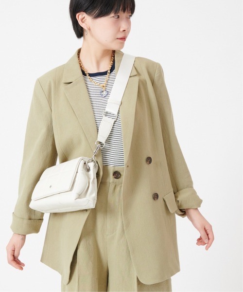 セール】コットンリネンオーバーテーラードジャケット◇（テーラード