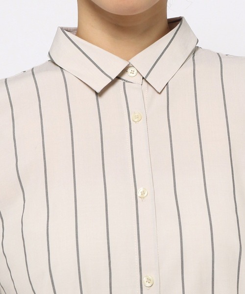 LEPSIM（レプシィム）の「【お花の種が入ったタグ付き】フラワーシードチュニック　262607（シャツ/ブラウス・レディース・パープル/ブルー/グレイッシュベージュ・FREE）」の12枚目の写真